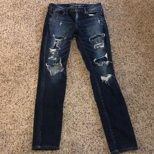 American Eagle Ripped Jeggings